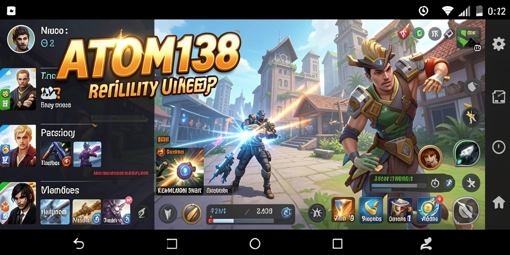 Tampilan antarmuka utama ATOM138, aplikasi Utility yang praktis.
