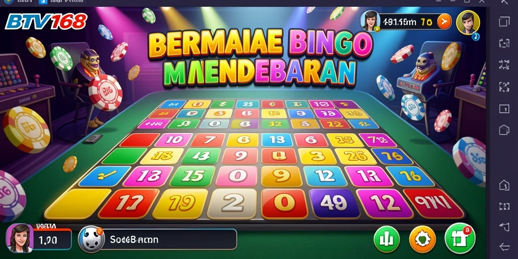 Screenshot gameplay BTV168 yang menampilkan keseruan bermain bingo.