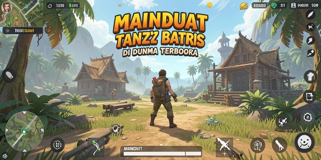 Tampilan gameplay <strong>MAINDUIT</strong> yang memukau dalam dunia terbuka.