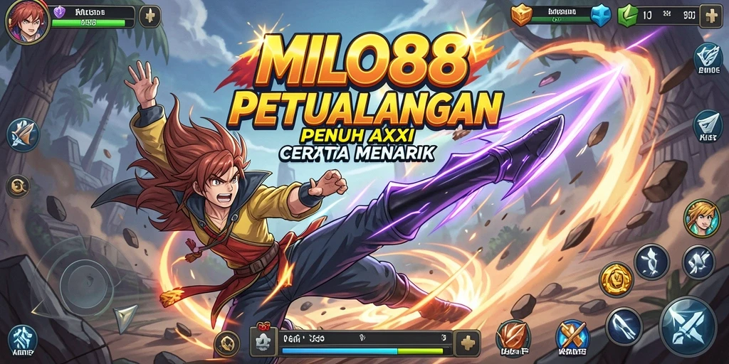 Tampilan gameplay yang menarik dan menawan dari MILO88.