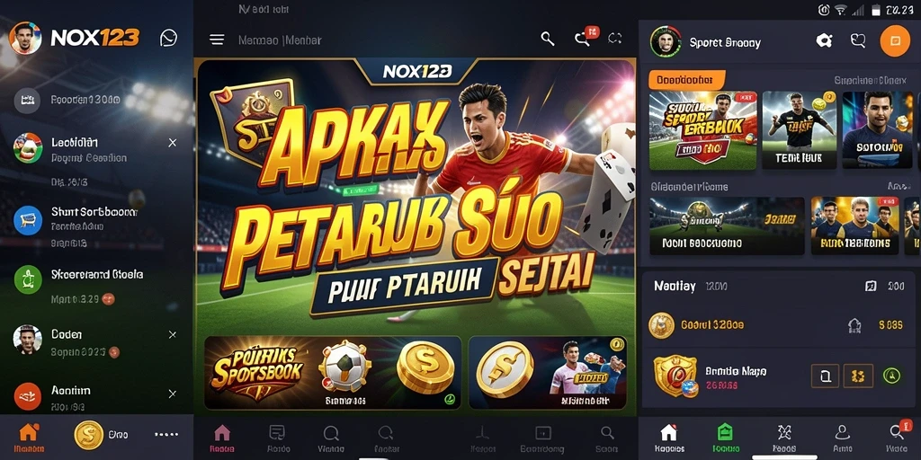 Tampilan gameplay menarik dari aplikasi Sportsbook NOX123.