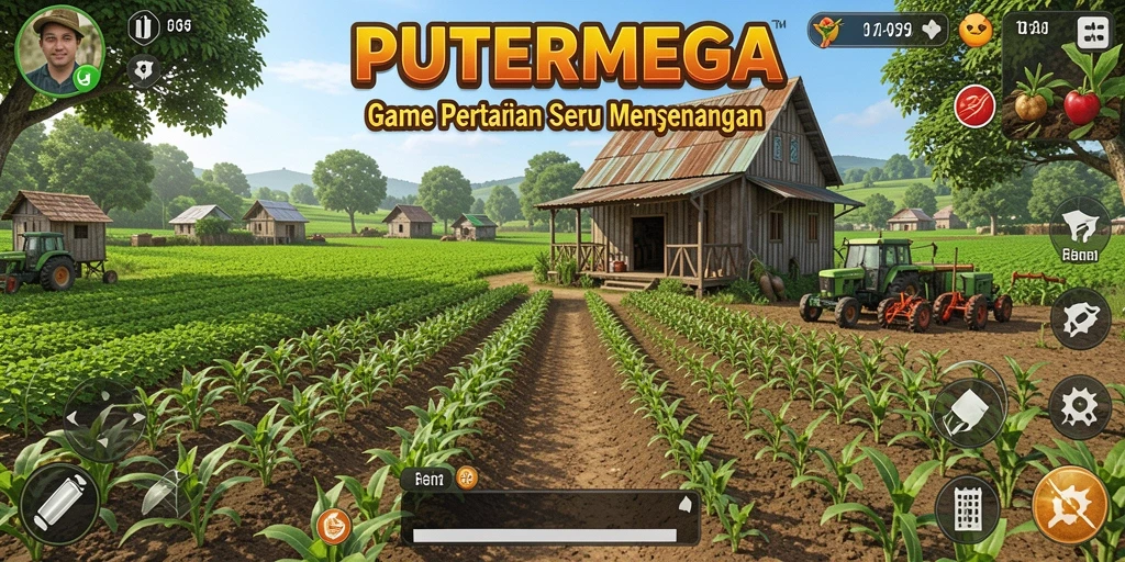 Tangkapan layar gameplay pertanian yang seru dan menyenangkan.