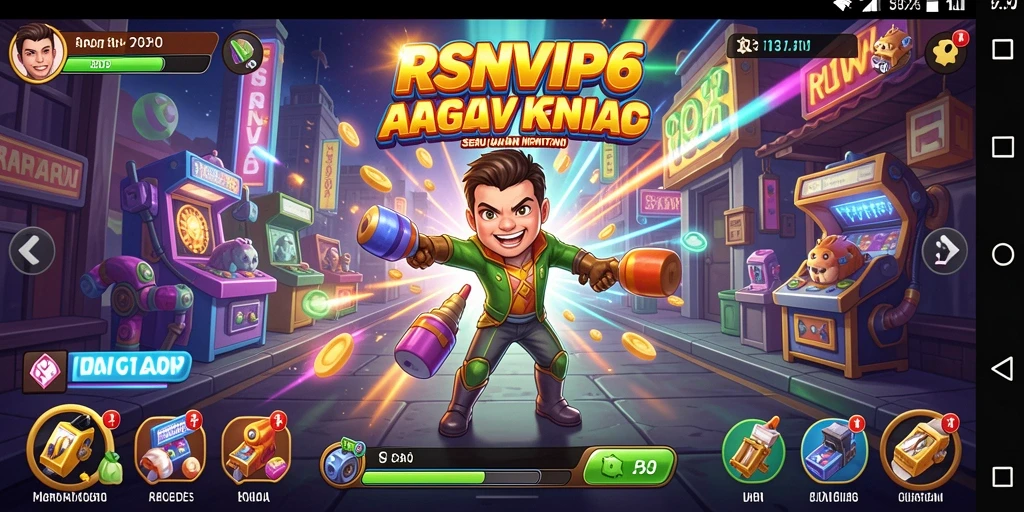 Tangkapan layar gameplay RSNVIP6 menunjukkan aksi seru dan grafis menawan.
