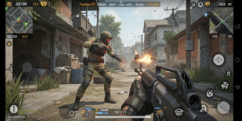 Tampilan gameplay SEE789 dengan aksi mendebarkan yang intens.