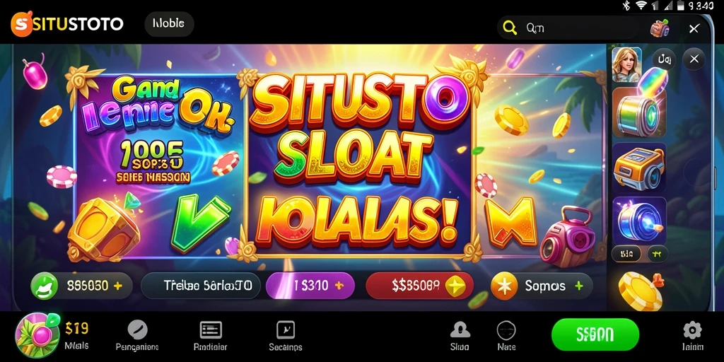 Tampilan menarik dari gameplay SITUSTOTO yang mengasyikkan.