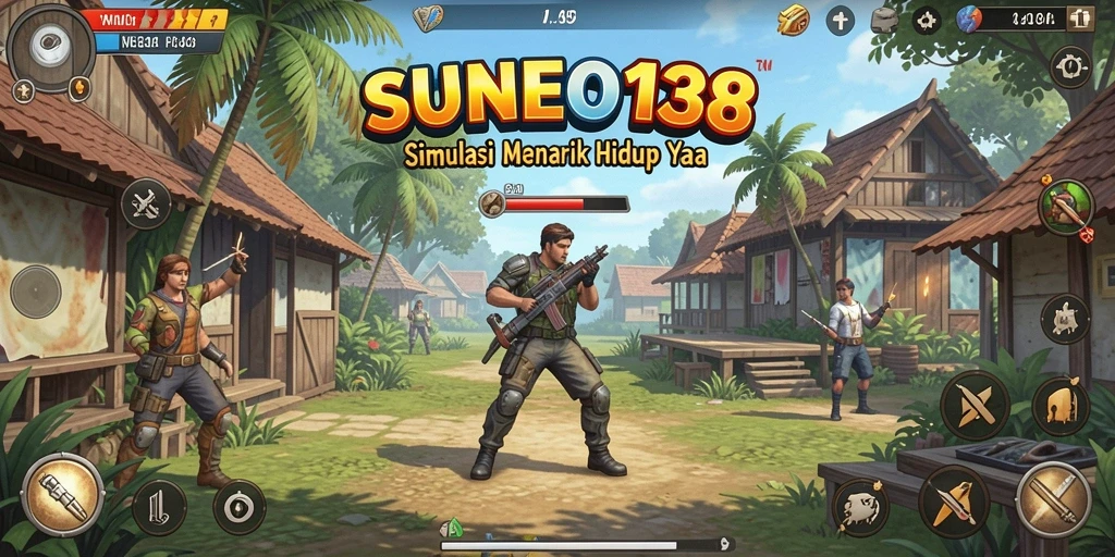 Tampilan gameplay SUNEO138 yang penuh warna dan interaktif.