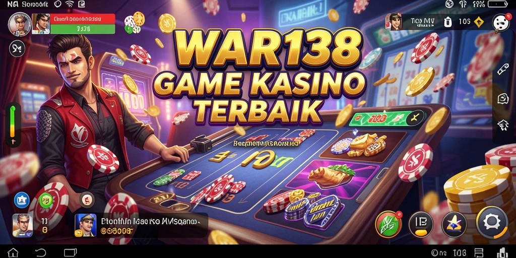 Screenshot gameplay <strong>WAR138</strong> menampilkan atmosfir kasino yang nyata.